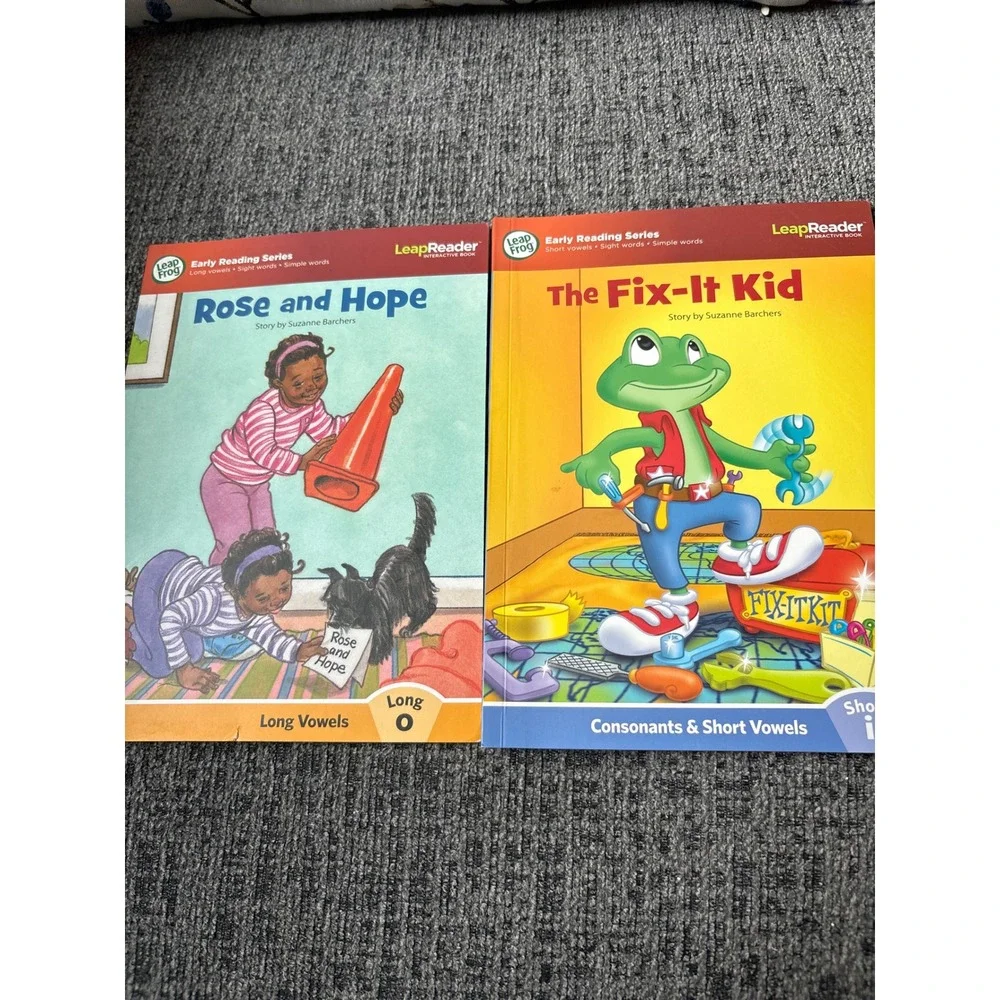 LeapFrog LeapReader Early Reading Series Phonics Book Set 10 Books Vowels Sight